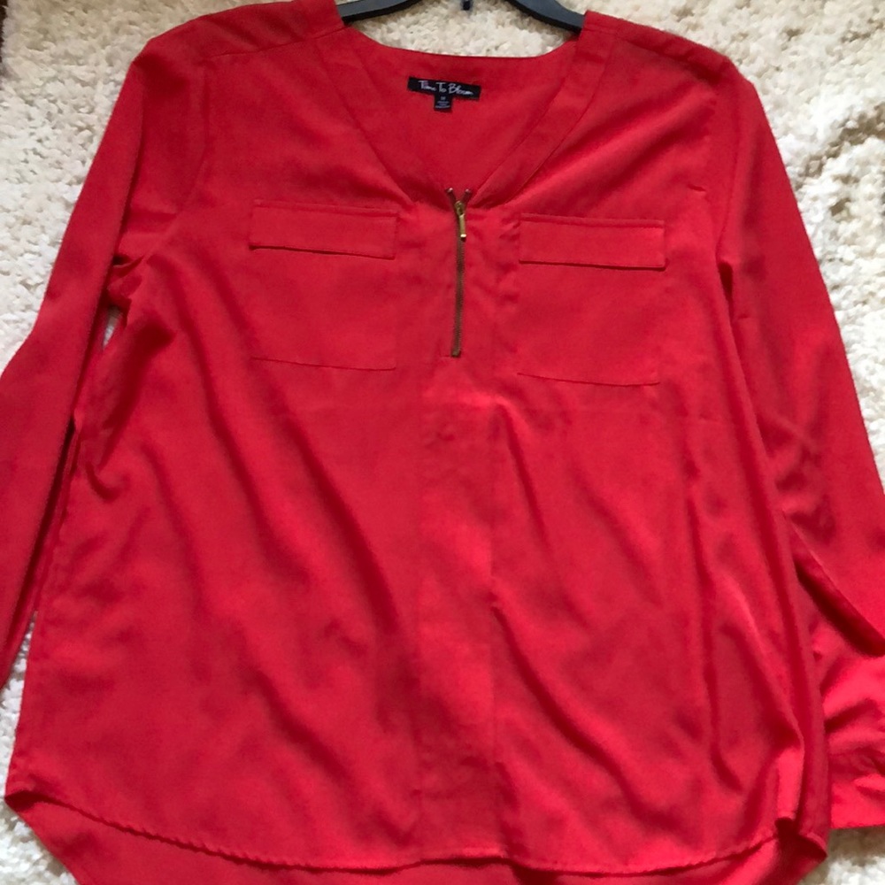 Time To Bloom Tunic Top Long Sleeve